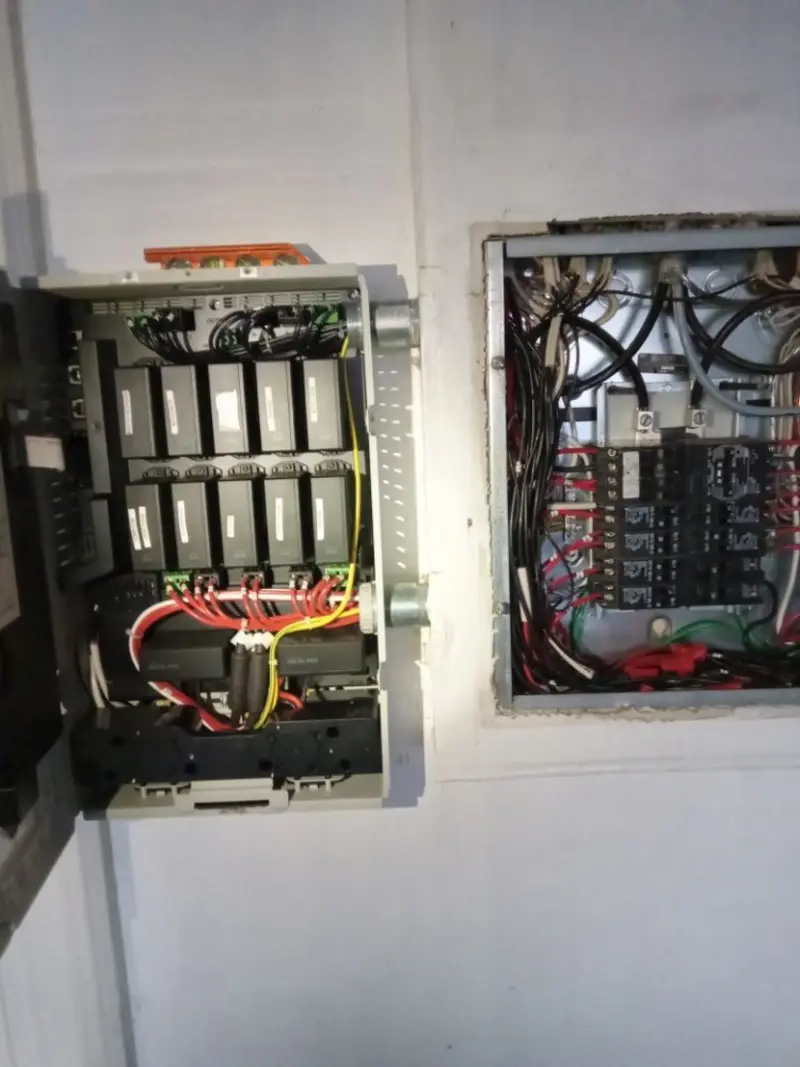 Electrical panel upgrade completed for Indoor Lighting Installation in Lakeshore